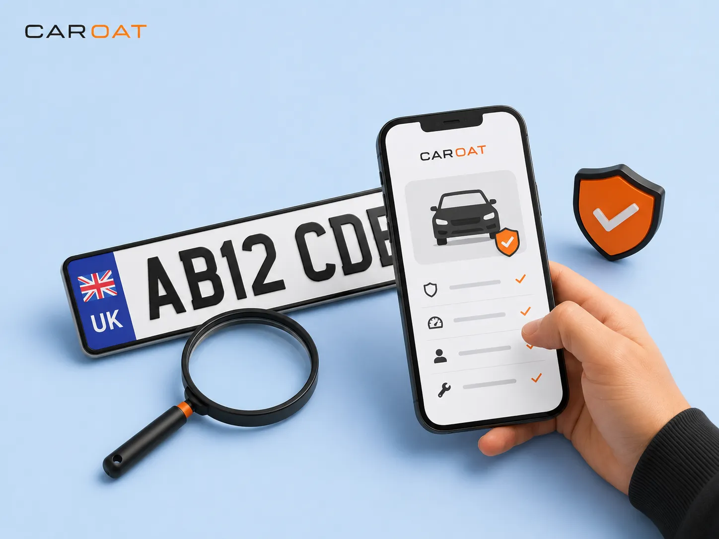What can you find from a UK registration number?